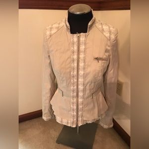 White House/black market Snow Tweed jacket